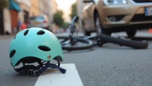 pijany-rowerzysta-przewraca-si---na-ulicy-auto-5768