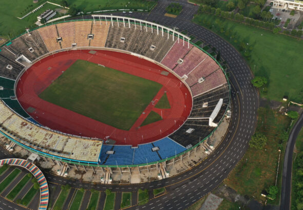 Łódzka nawierzchnia na stadionie igrzysk w Pakistanie. Obiekt przeszedł certyfikację światowej federacji